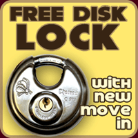 Free disc lock with new move-in